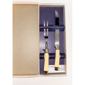 Vintage Emdeko Sheffield England Cutlery Set Carving Knife-Serving Fork